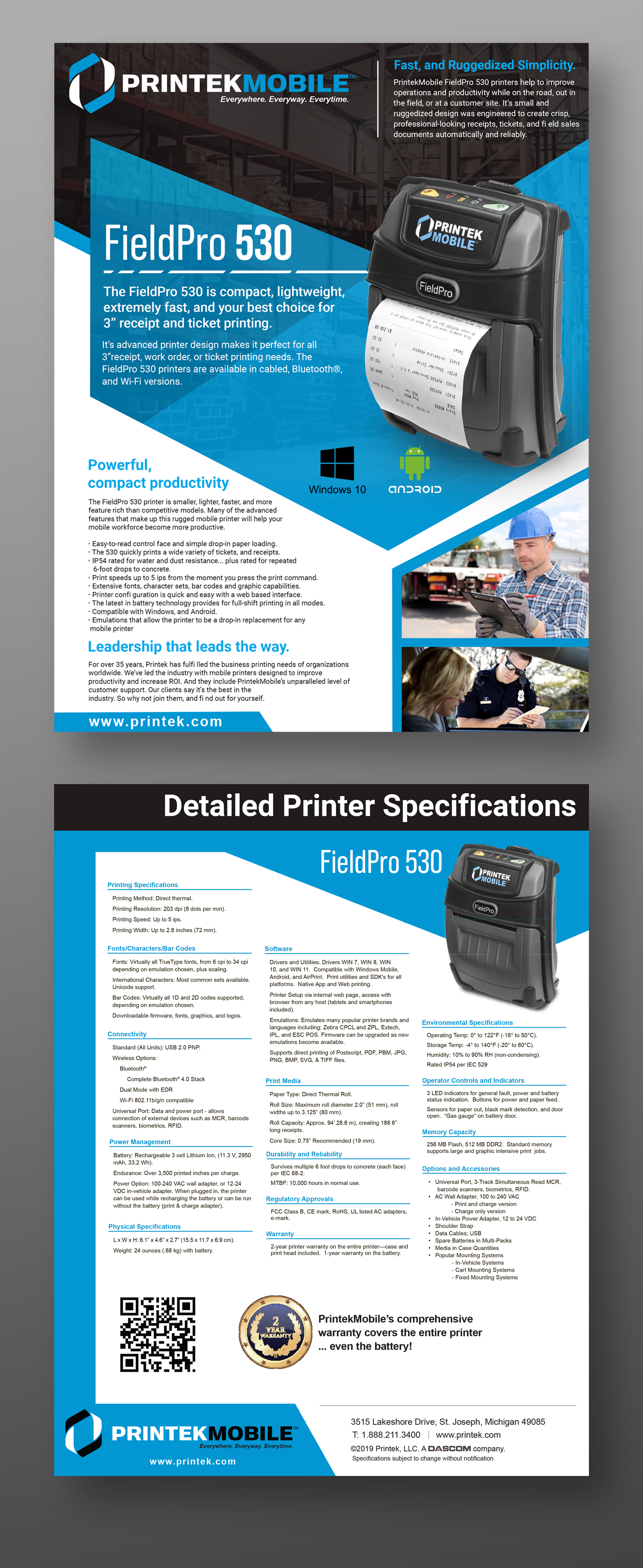 Broschüren-Design von Md. Humayun für Printek, LLC | Design #30482934