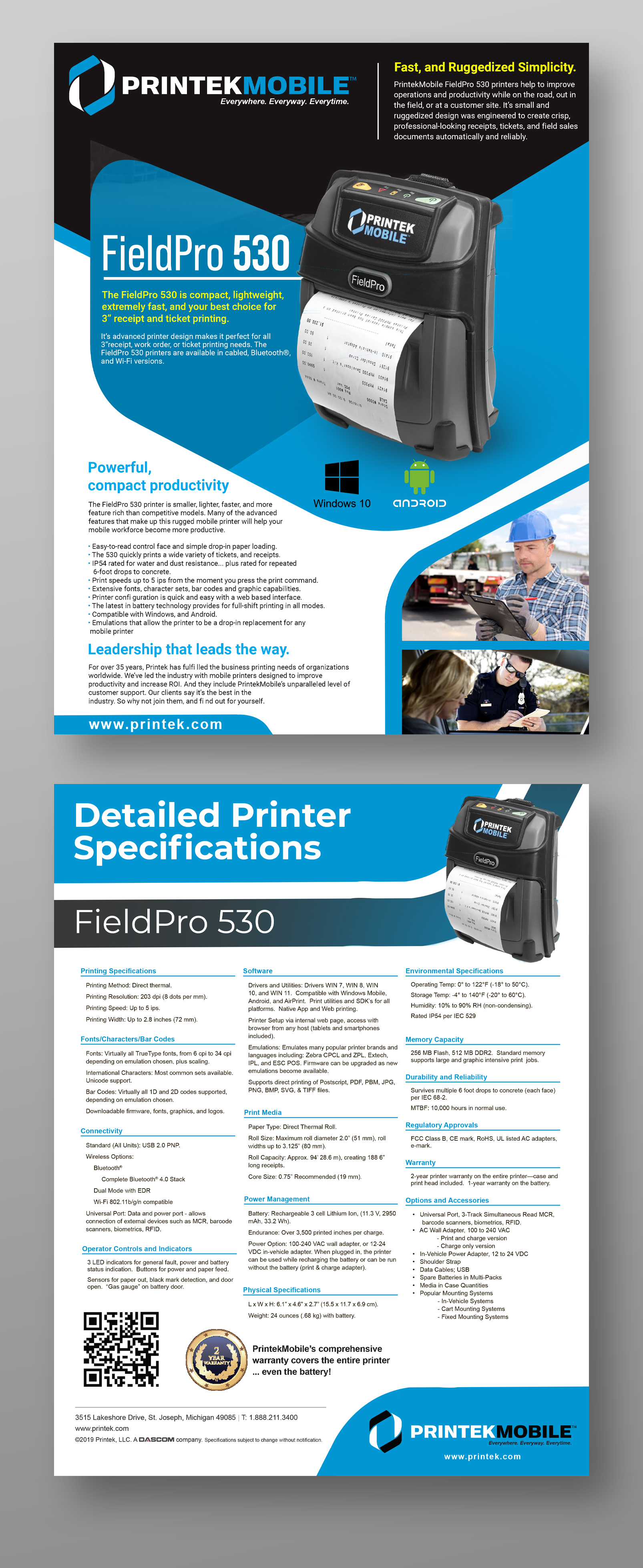 Broschüren-Design von Md. Humayun für Printek, LLC | Design #30482935