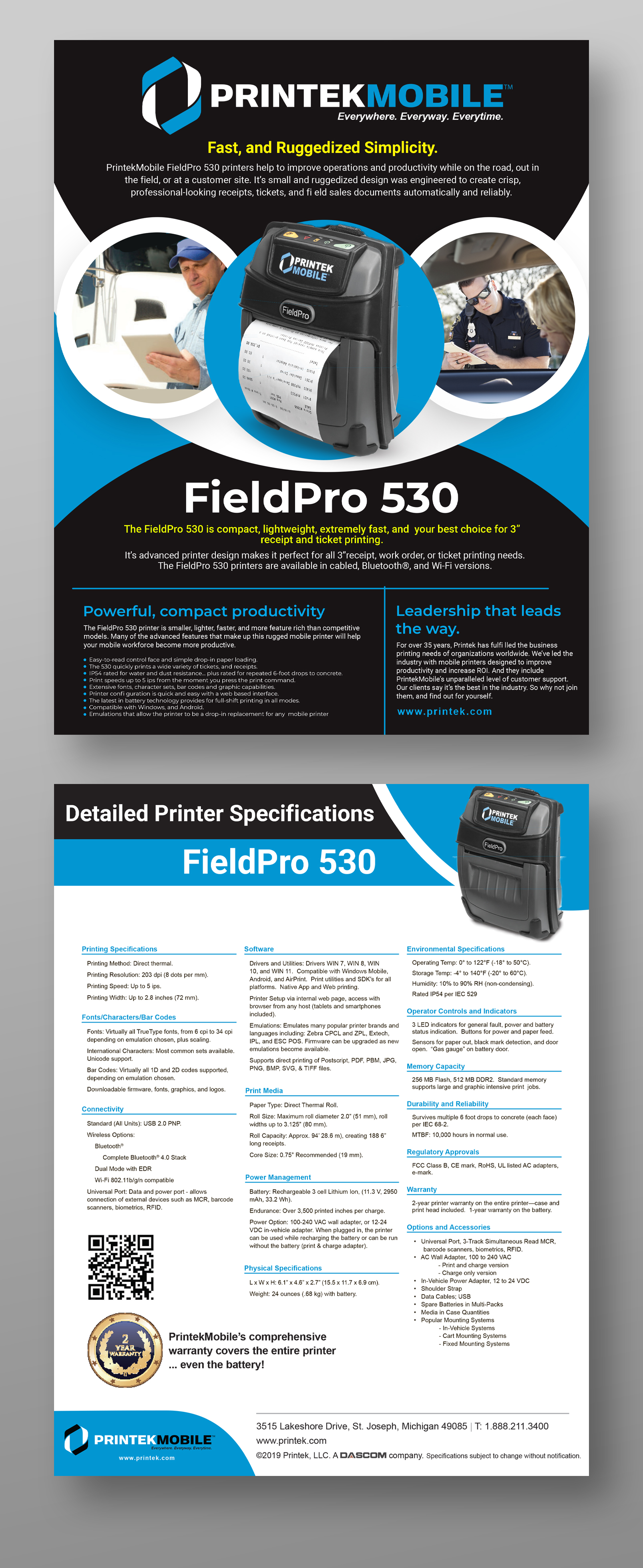 Broschüren-Design von Md. Humayun für Printek, LLC | Design #30482943