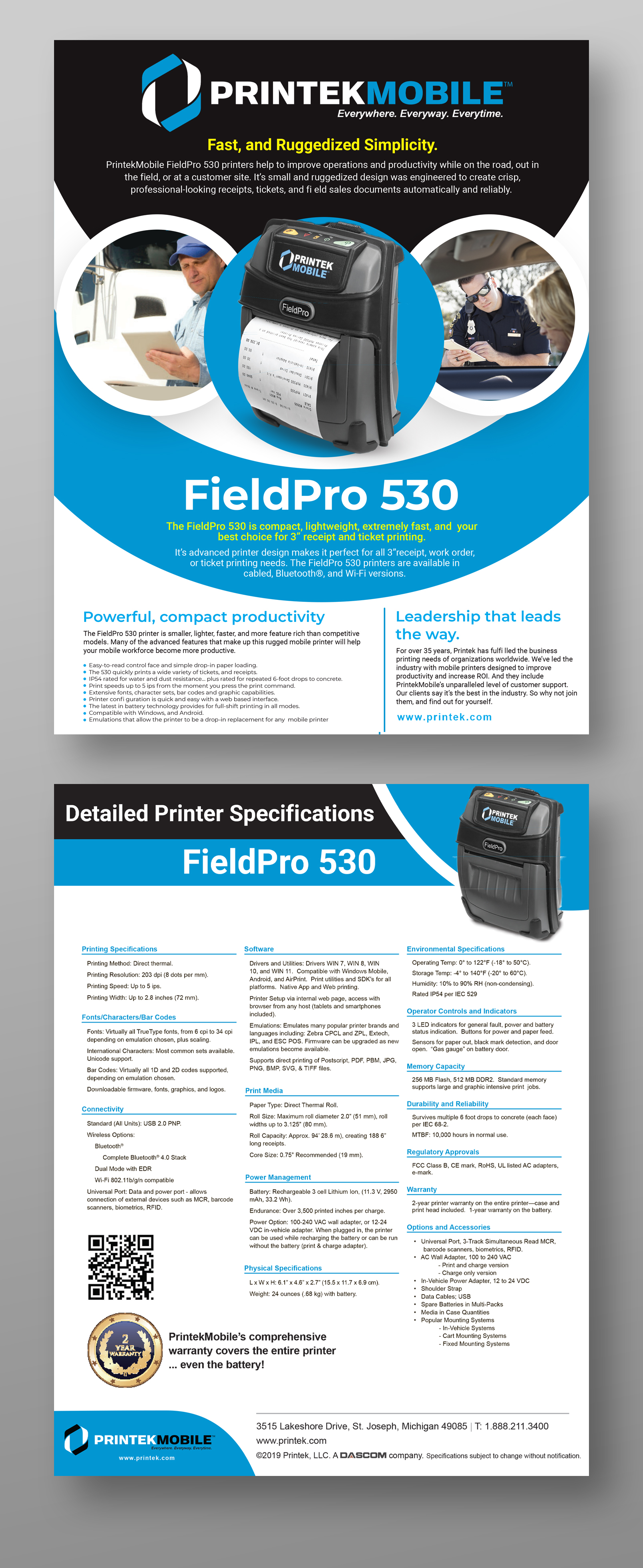 Broschüren-Design von Md. Humayun für Printek, LLC | Design #30482949