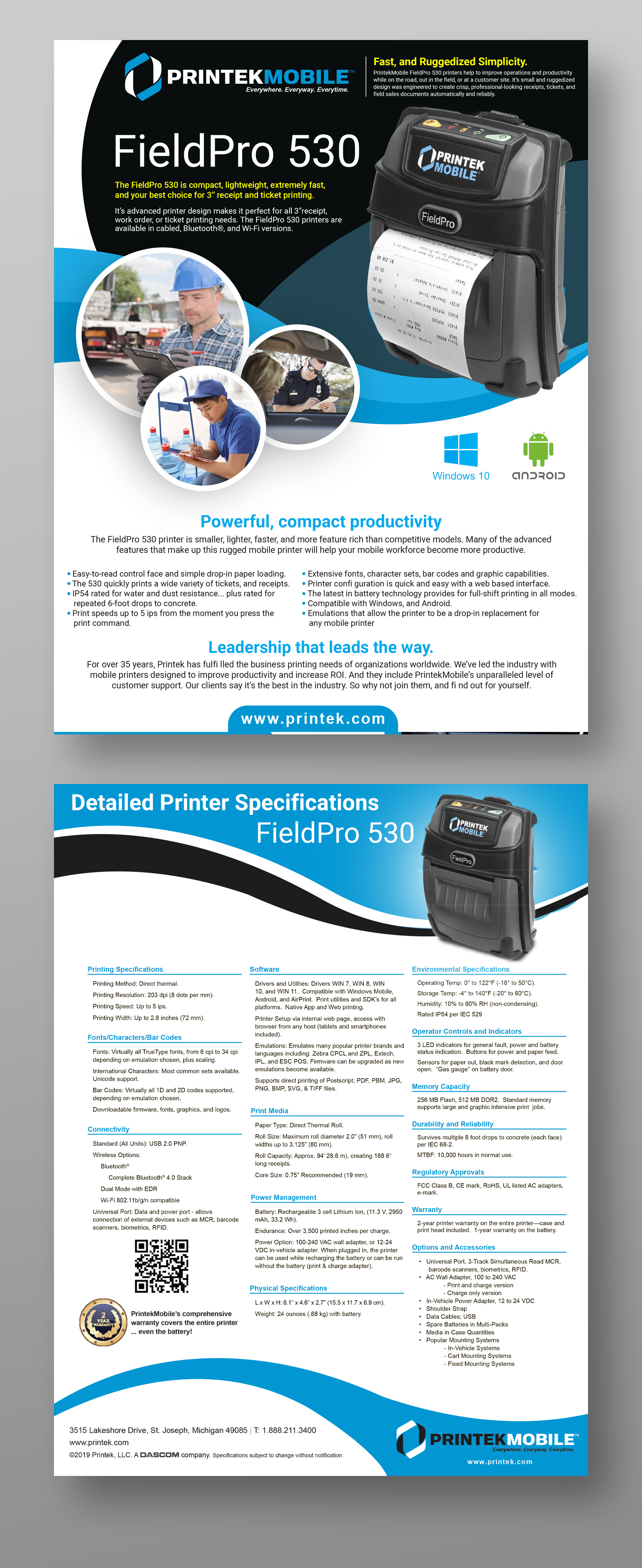 Brochure Design by Md. Humayun for Printek, LLC | Design: #30482951