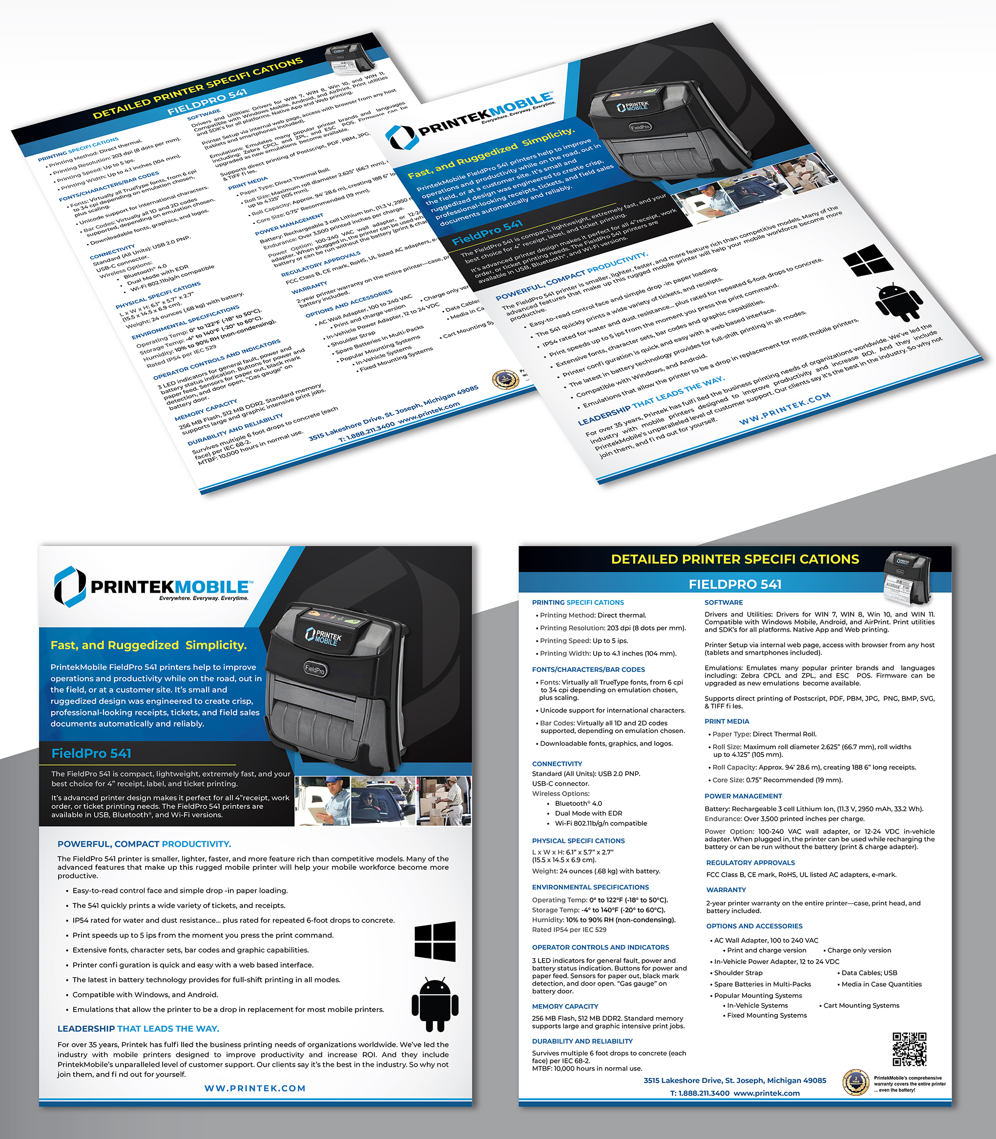 Broschüren-Design von creativemood438 für Printek, LLC | Design #30493675