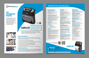 Brochure Design by Fine Graphics House for Printek, LLC | Design: #30484573