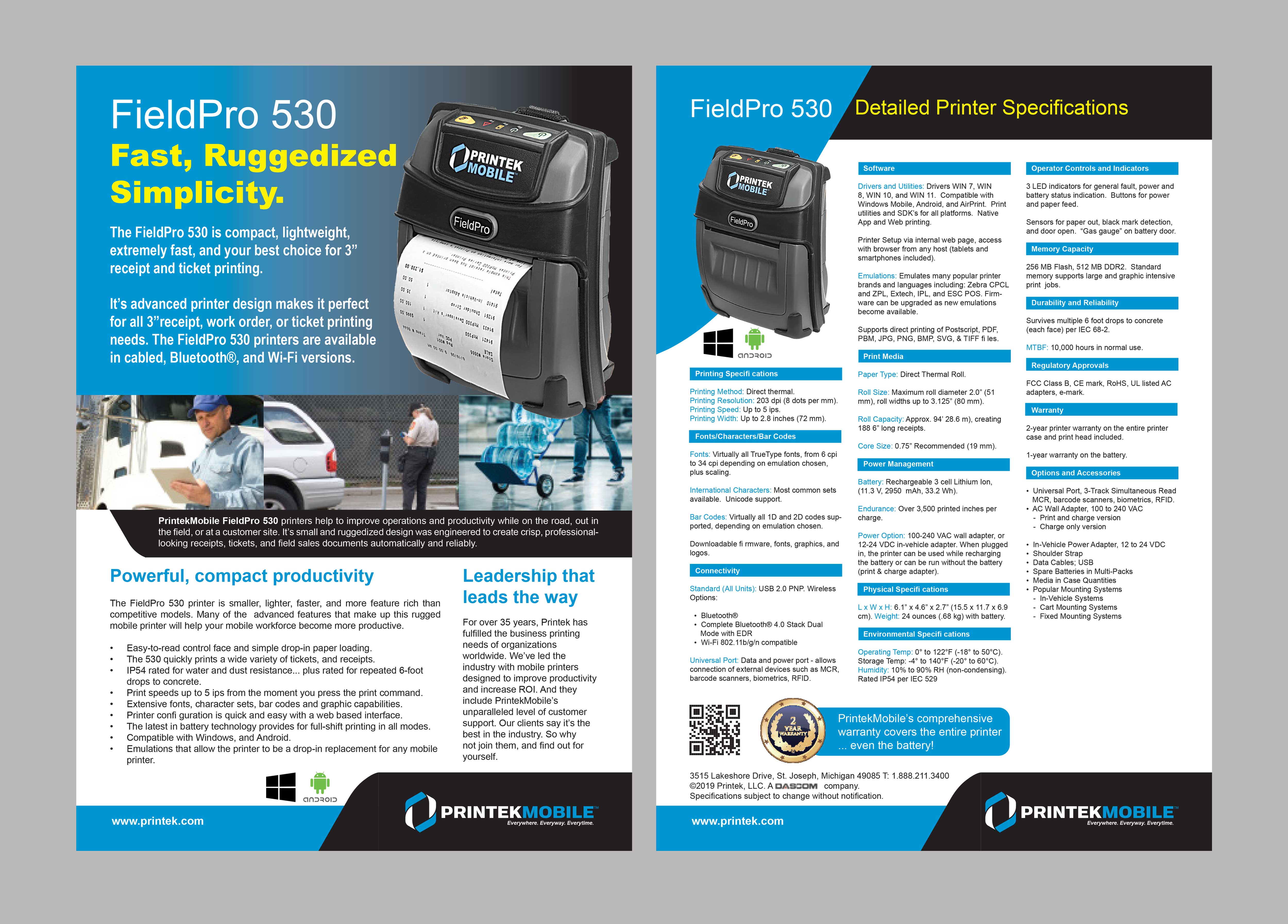 Brochure Design by Creative D2024 for Printek, LLC | Design #30494685