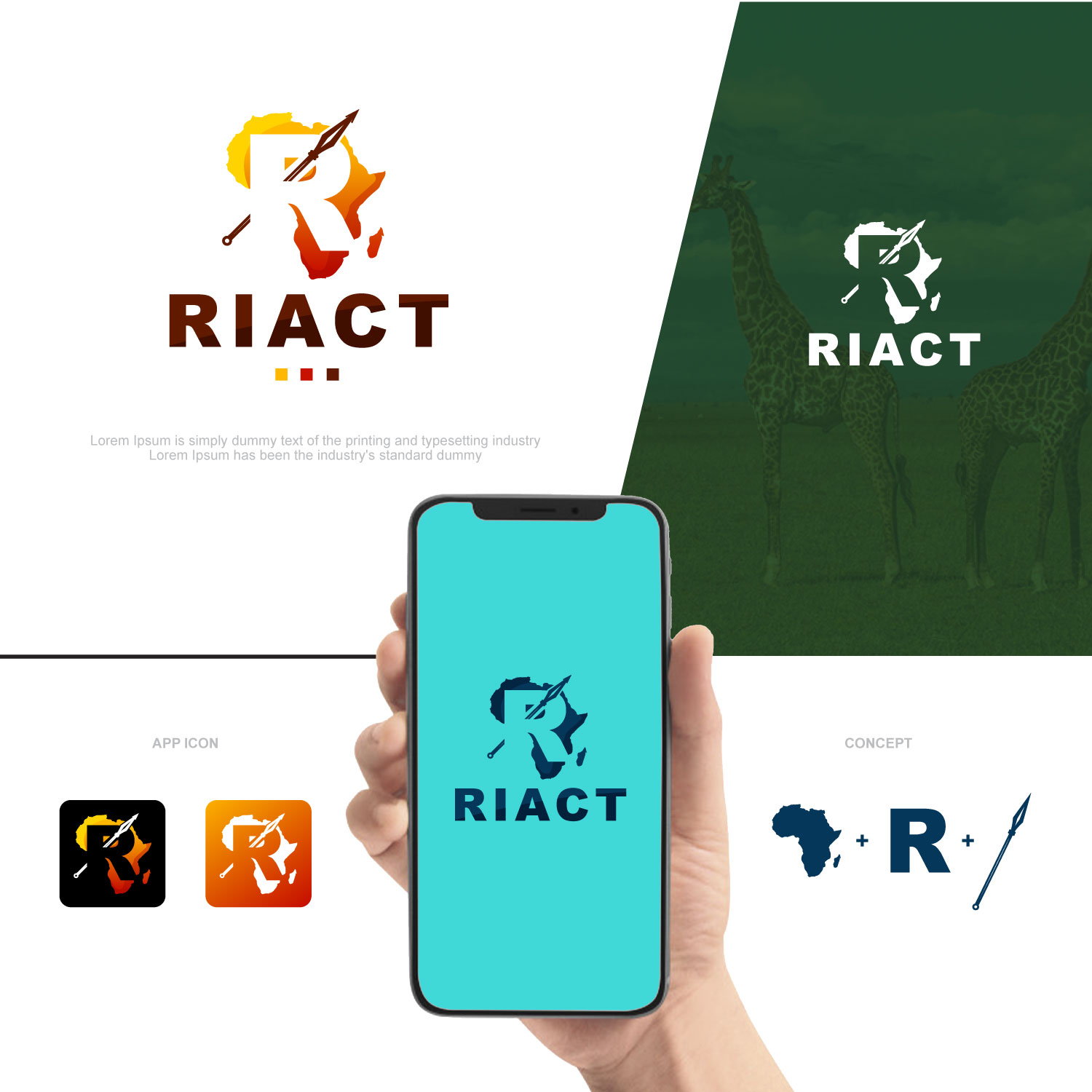 Logo-Design von Revolt Team für RIACT | Design #30438803