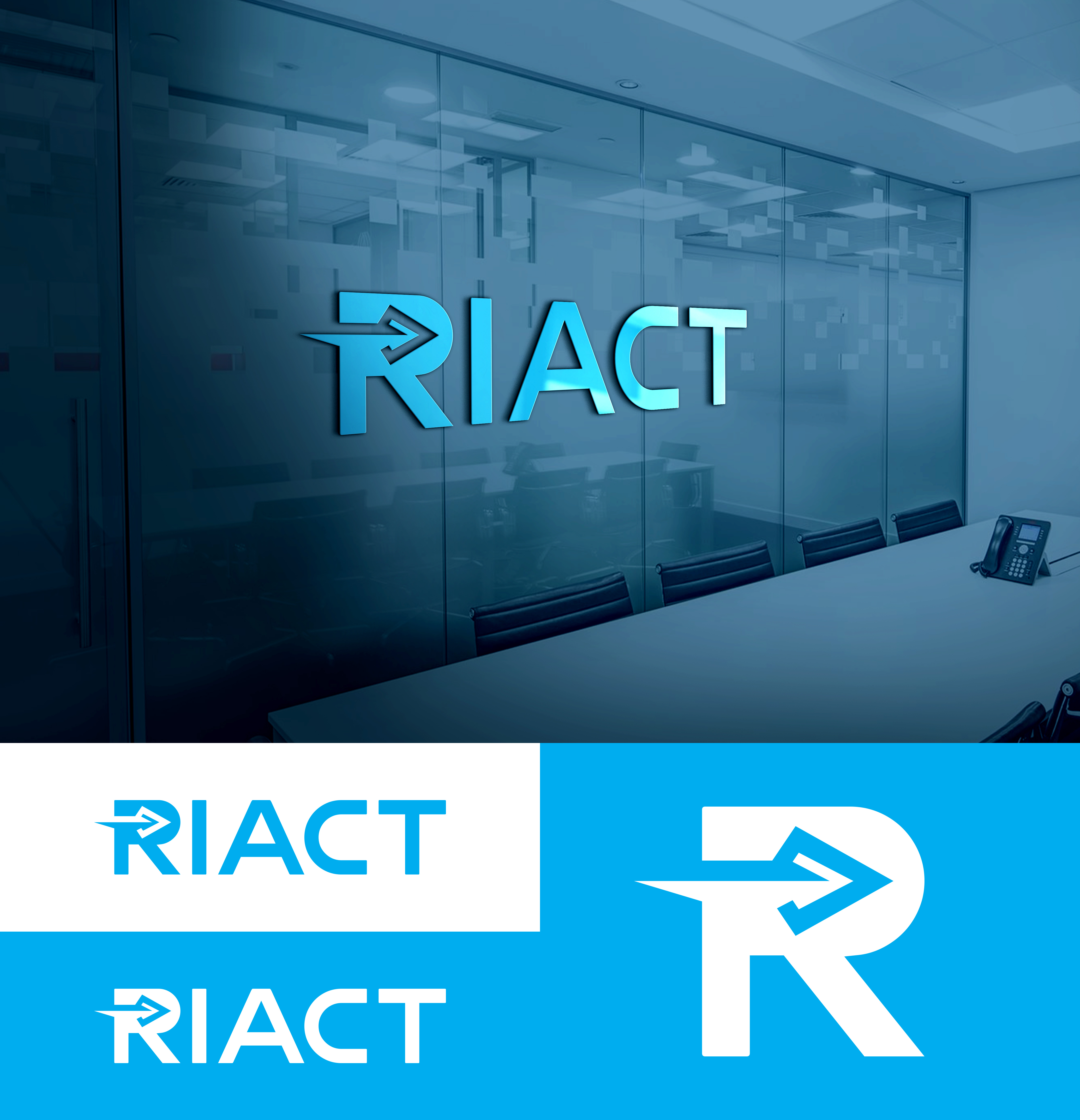 Logo Design by loveqis for RIACT | Design #30437261