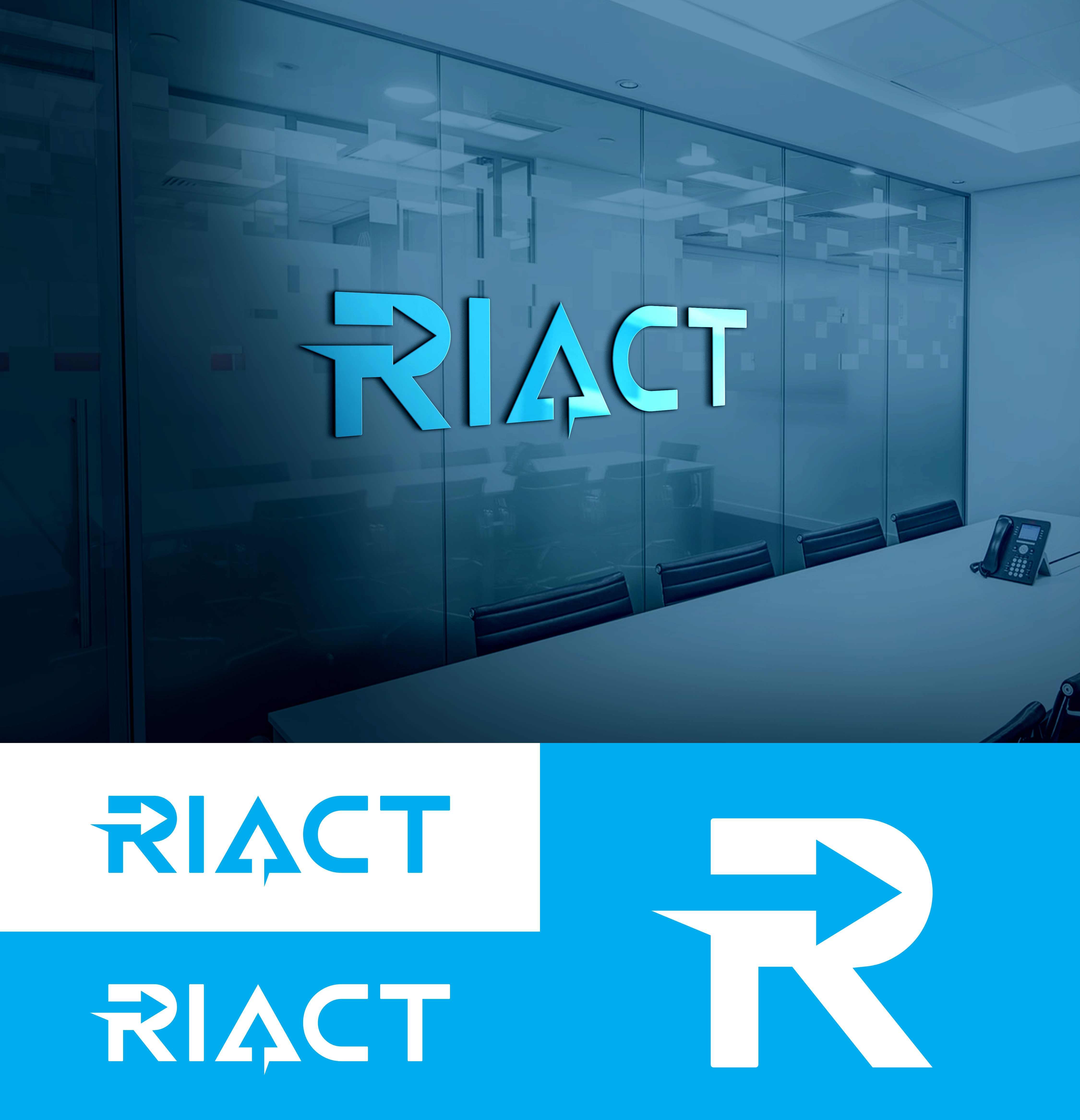 Logo Design by loveqis for RIACT | Design #30437362