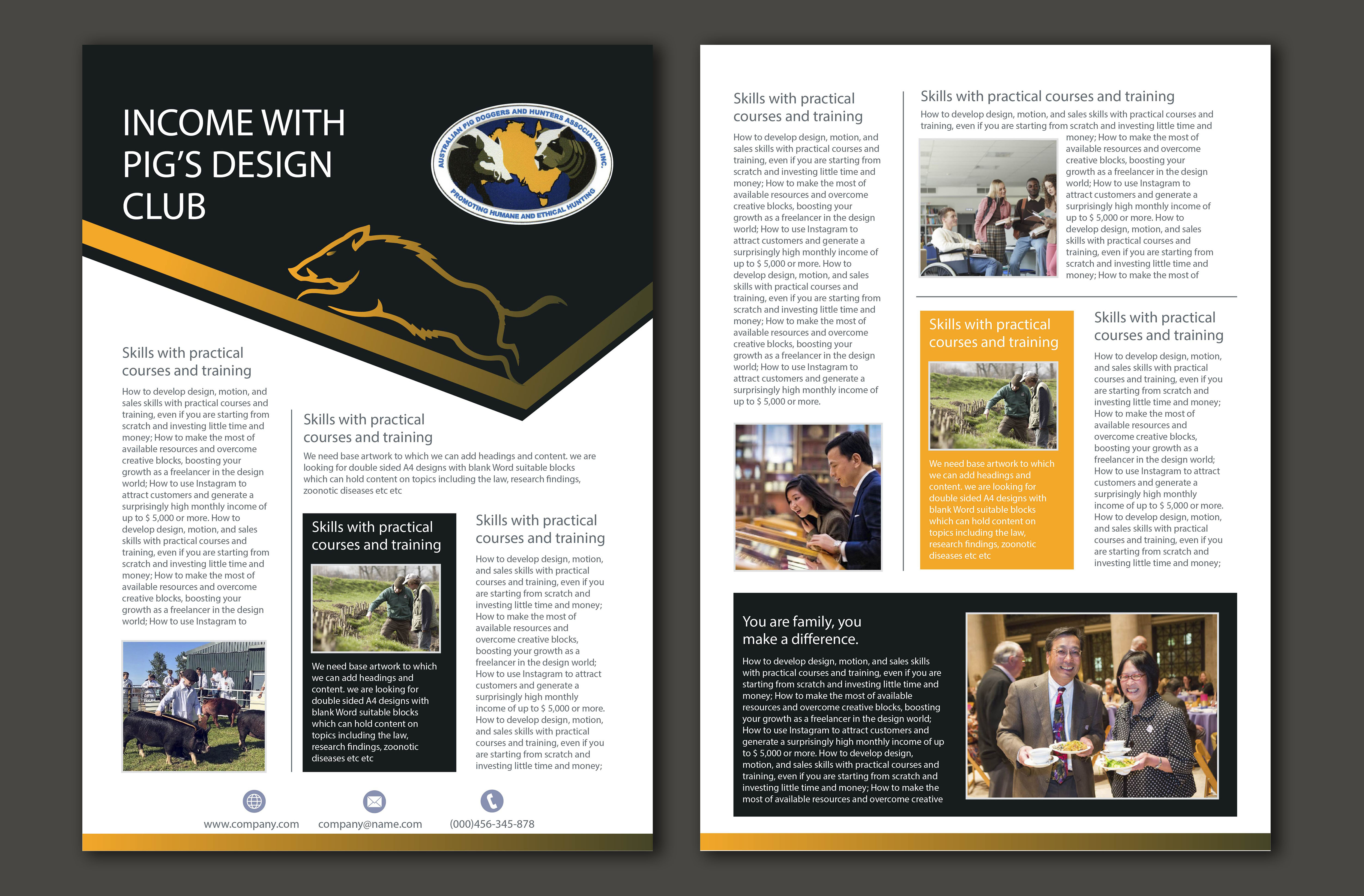 Flyer Design by Ayesha graphic for Three Rivers Environmental | Design #30495494