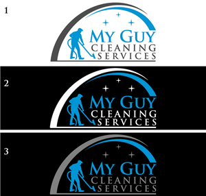 Diseño de Logo por the majestic design para My Guy Cleaning Services LLC | Diseño: #30450103