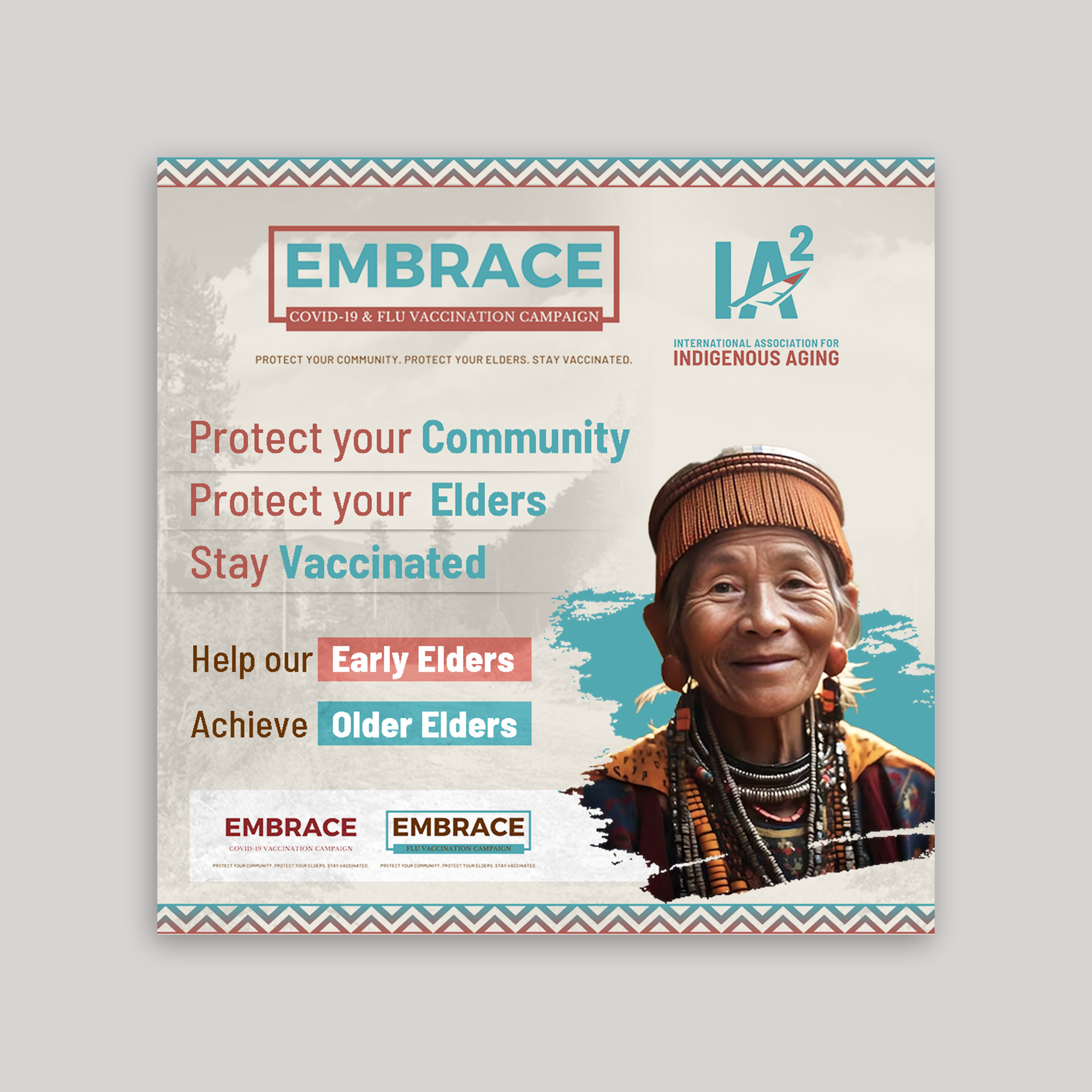 Diseño Gráfico por debdesign para International Association for Indigenous Aging | Diseño #30438525