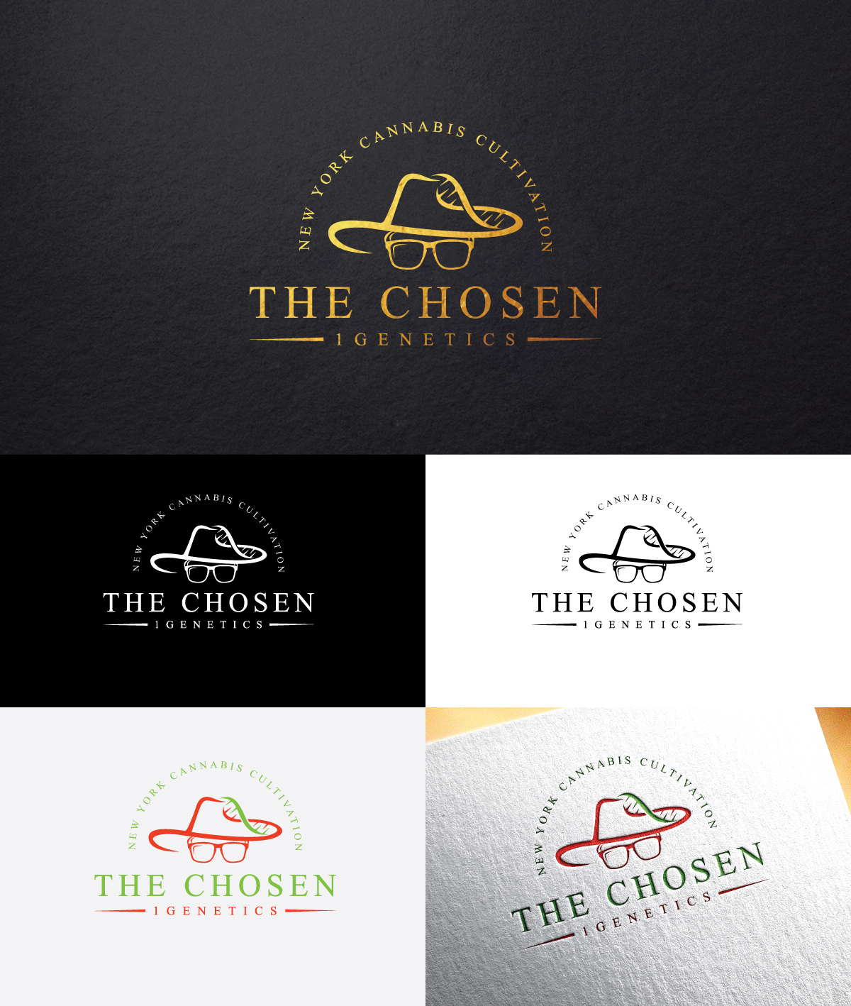 Logo Design by sol design2 for The Chosen 1 Genetics  | Design #30438945