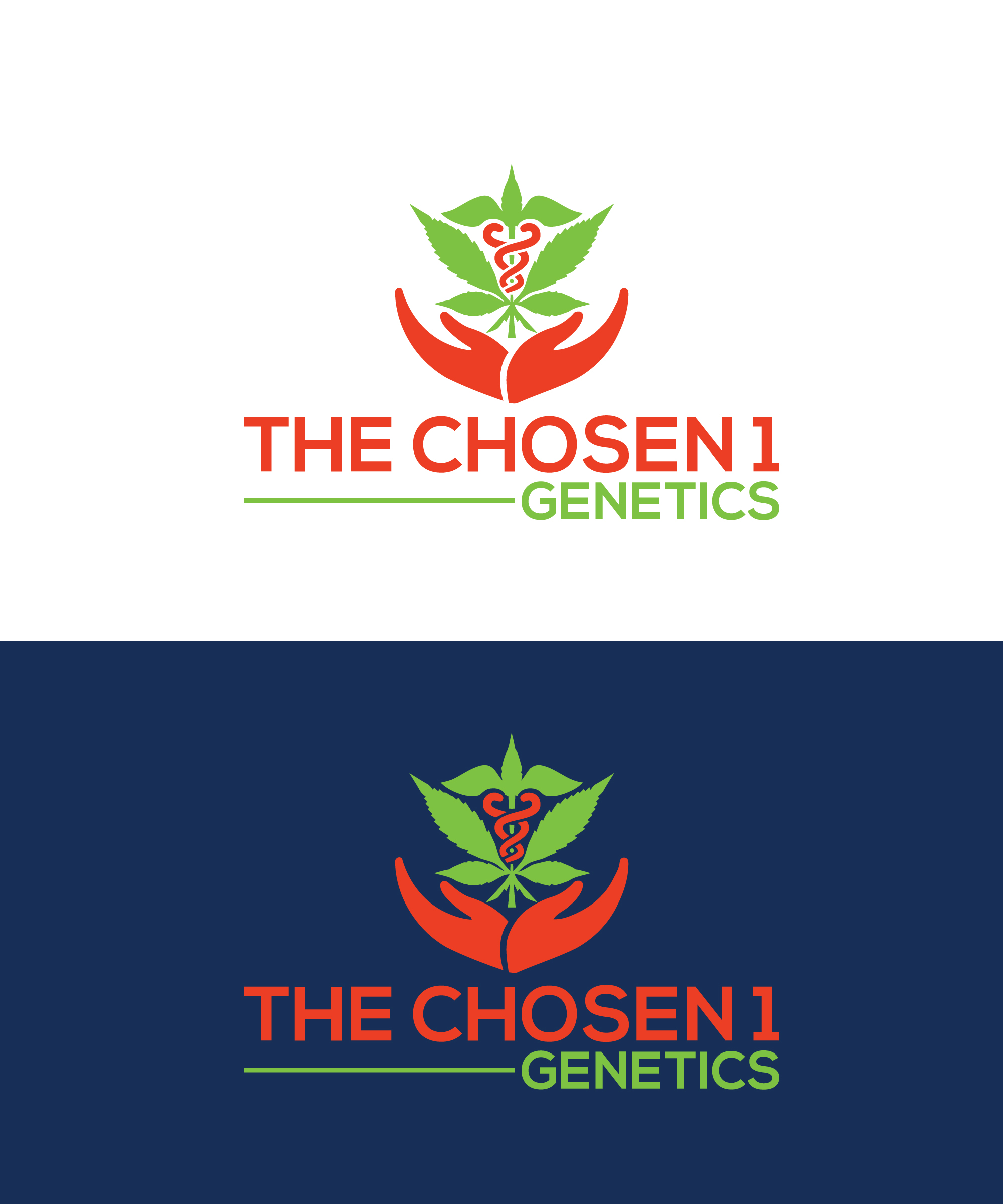 Logo Design by MHP Graphics House for The Chosen 1 Genetics  | Design #30435948
