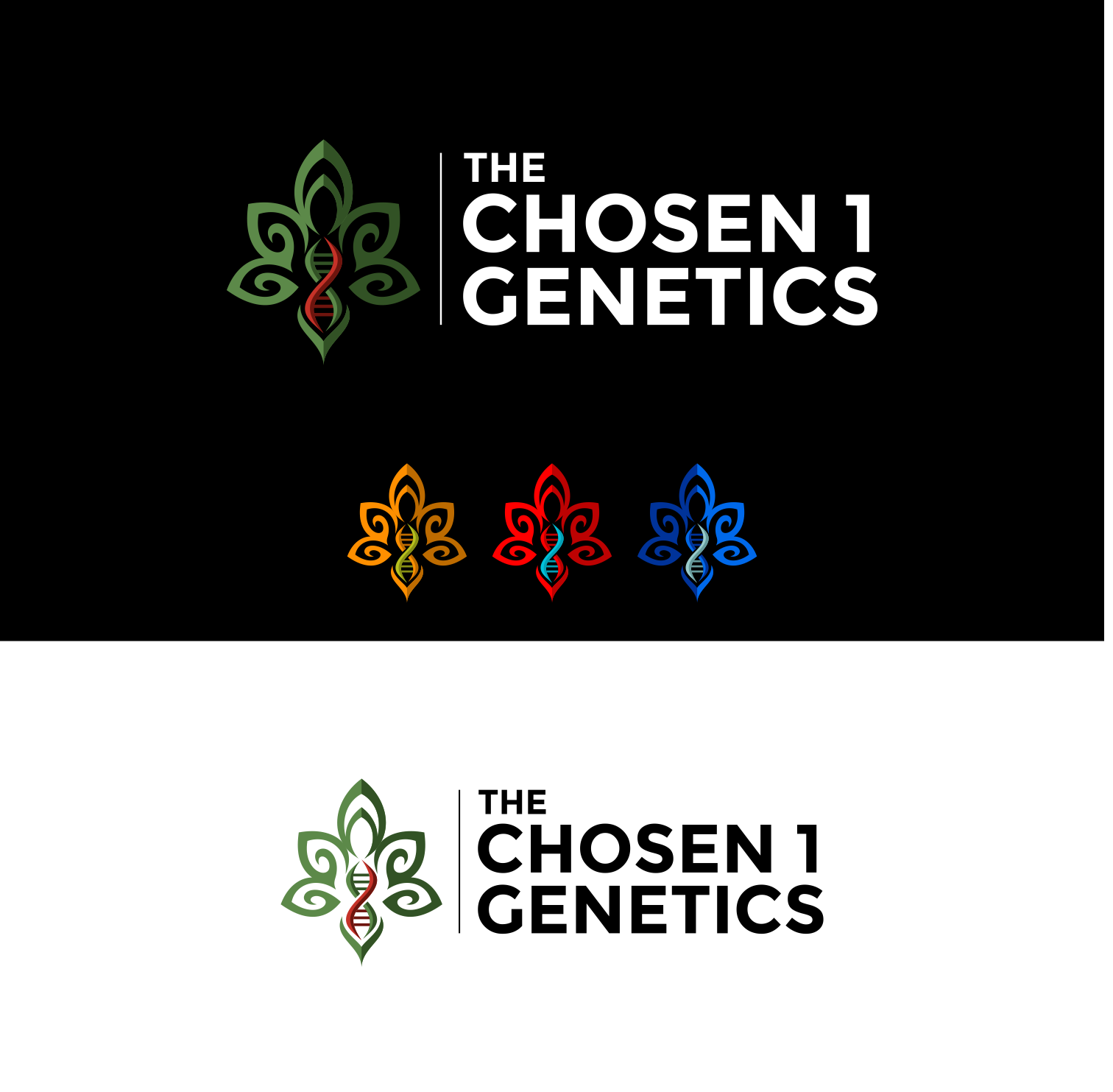 Logo-Design von emaviolar7 für The Chosen 1 Genetics  | Design #30451385