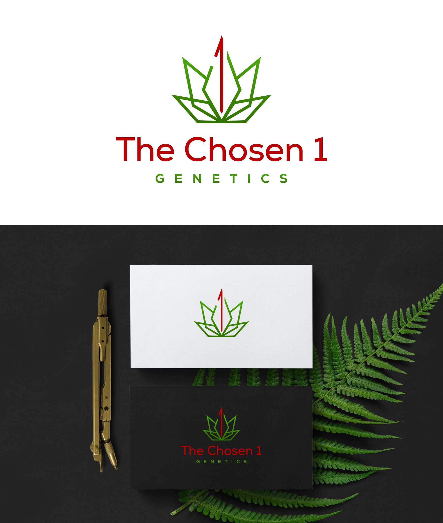 Logo Design by debdesign for The Chosen 1 Genetics  | Design #30439538