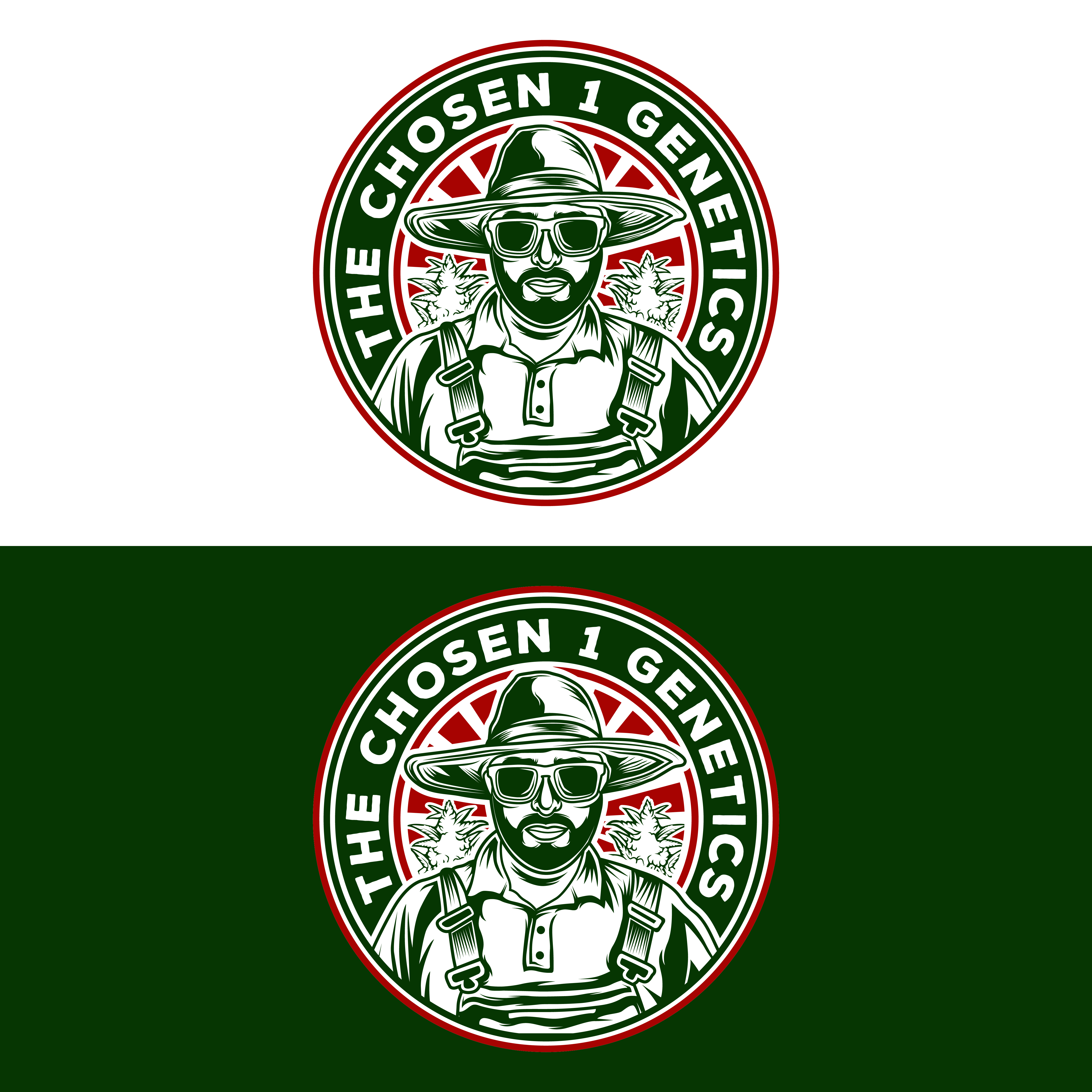 Logo Design by creative.bugs for The Chosen 1 Genetics  | Design #30439597