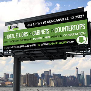 Diseño de Cartelera por Designers Hub para Ideal Floors | Diseño: #30445975