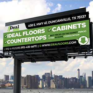 Diseño de Cartelera por Designers Hub para Ideal Floors | Diseño: #30447386
