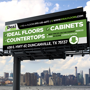 Diseño de Cartelera por Designers Hub para Ideal Floors | Diseño: #30447387