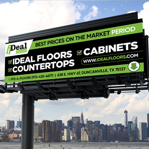 Diseño de Cartelera por Designers Hub para Ideal Floors | Diseño: #30449343