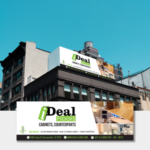 Diseño de Cartelera por Design By Muila para Ideal Floors | Diseño: #30446272