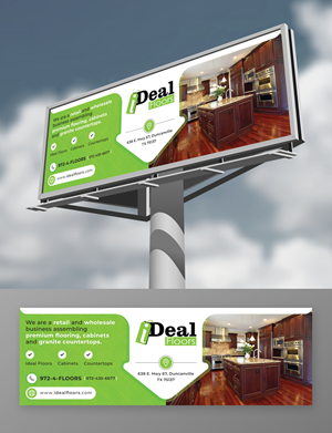 Diseño de Cartelera por KreativeMadz para Ideal Floors | Diseño: #30444040