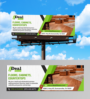 Diseño de Cartelera por KreativeMadz para Ideal Floors | Diseño: #30445997