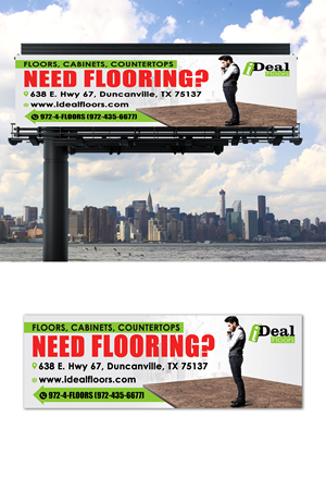 Diseño de Cartelera por TAMZ para Ideal Floors | Diseño: #30439401