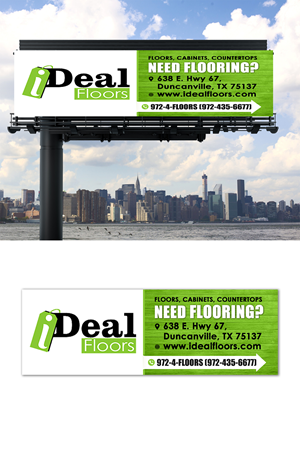 Diseño de Cartelera por TAMZ para Ideal Floors | Diseño: #30439402