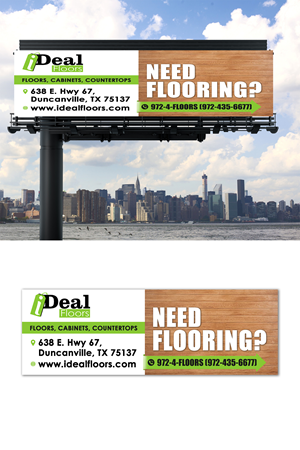 Diseño de Cartelera por TAMZ para Ideal Floors | Diseño: #30439405
