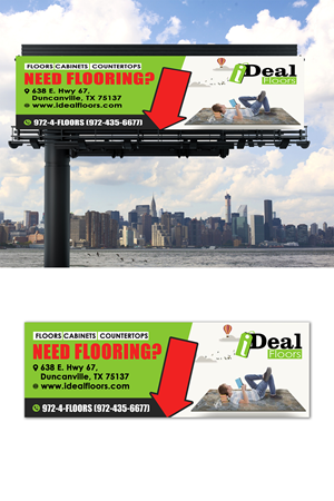 Diseño de Cartelera por TAMZ para Ideal Floors | Diseño: #30482989