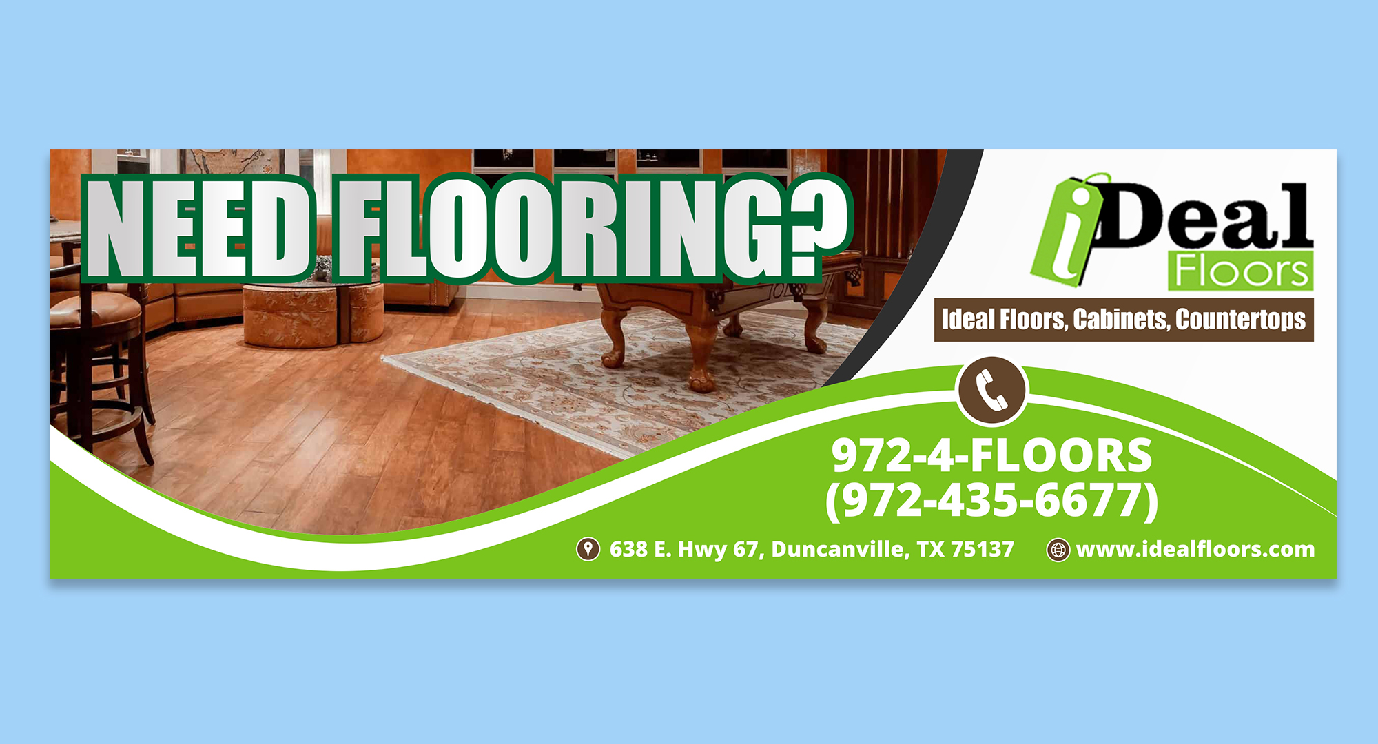 Billboard Design by OwnDesign for Ideal Floors | Design #30438503