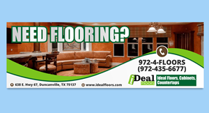 Diseño de Cartelera por OwnDesign para Ideal Floors | Diseño: #30462907