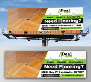 Diseño de Cartelera por ecorokerz para Ideal Floors | Diseño: #30438860
