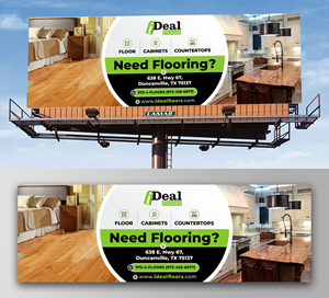 Diseño de Cartelera por ecorokerz para Ideal Floors | Diseño: #30443079