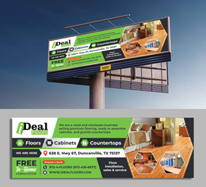 Diseño de Cartelera por ecorokerz para Ideal Floors | Diseño: #30444765