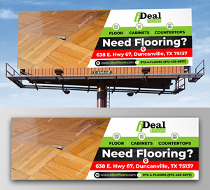 Diseño de Cartelera por ecorokerz para Ideal Floors | Diseño: #30462839