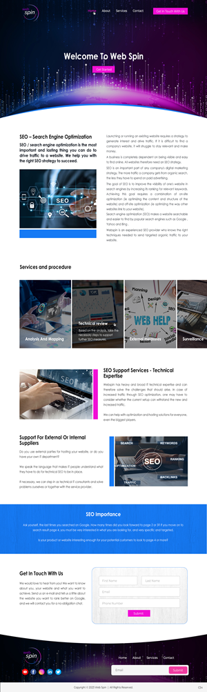 Web Design by pb for this project | Design: #30441124