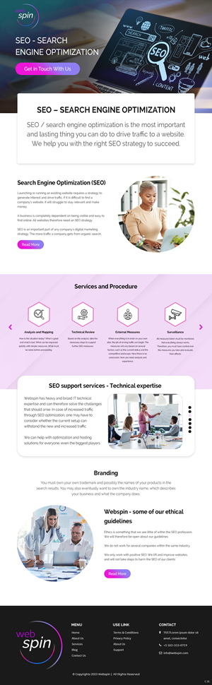 Web Design by pb for this project | Design: #30445859
