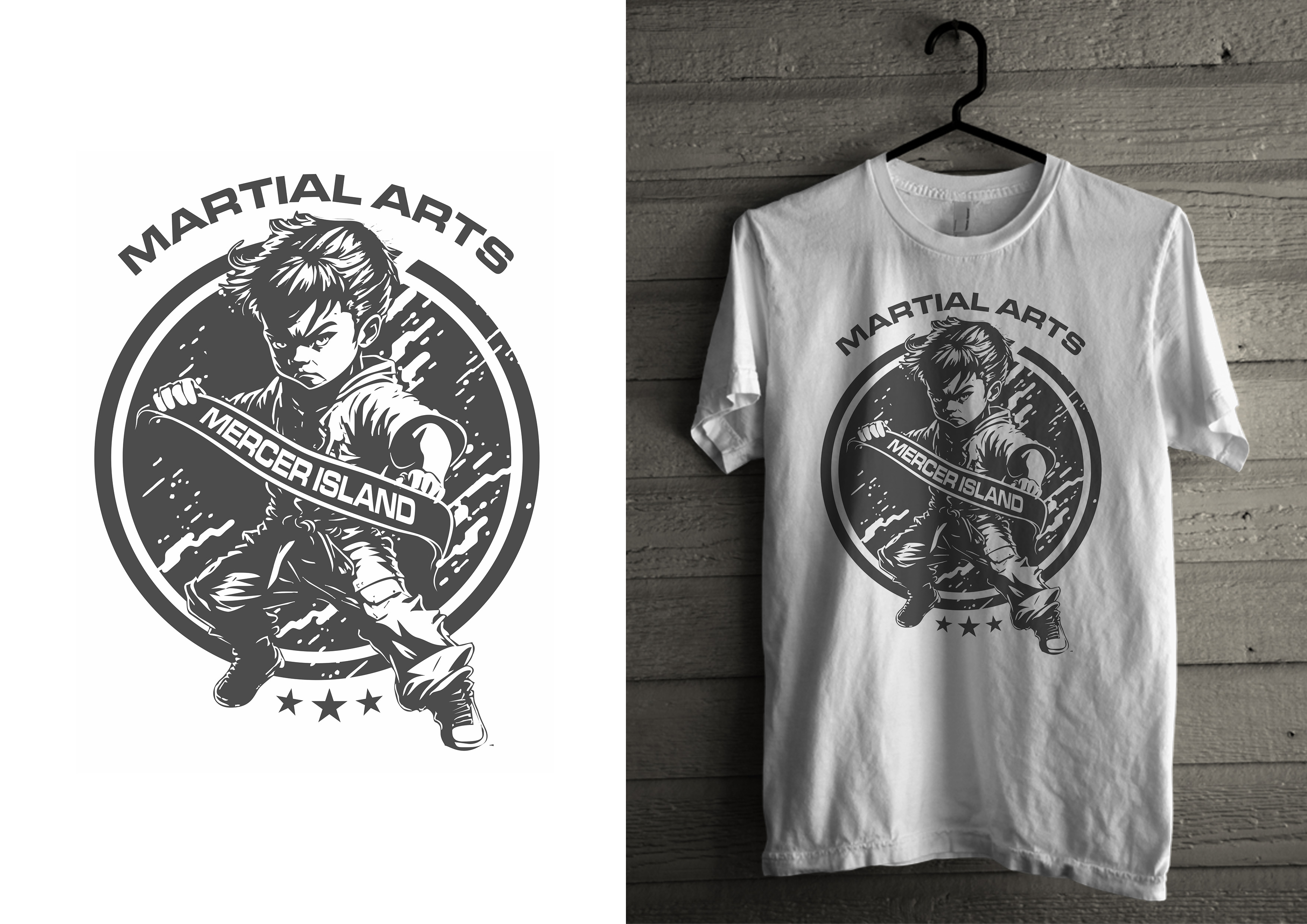 T-shirt Design by denuj for Mercer Island Martial Arts | Design #30445036