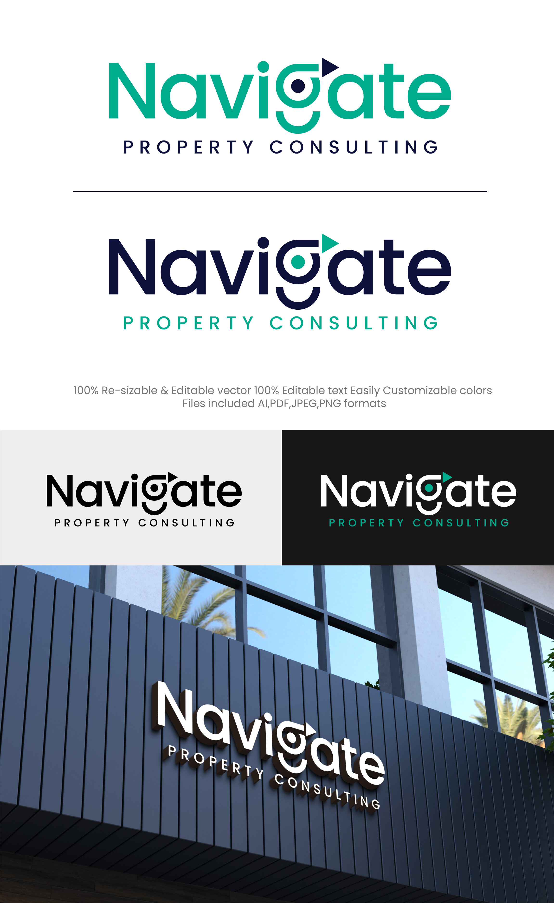 Logo Design by Design Athics for Navigate Property Consulting | Design #30440844