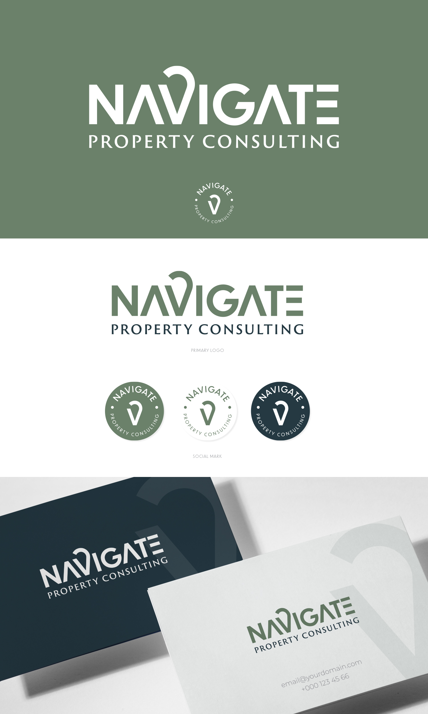 Logo Design by Modeform for Navigate Property Consulting | Design #30441179