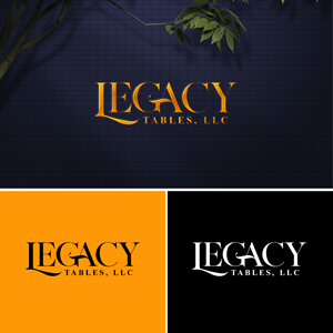 Logo Design by Revolt Team for Legacy Tables, LLC | Design #30440106