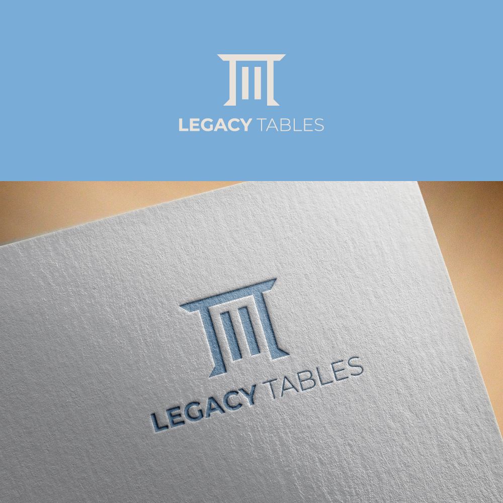 Logo Design by Tyler Durden for Legacy Tables, LLC | Design #30444626