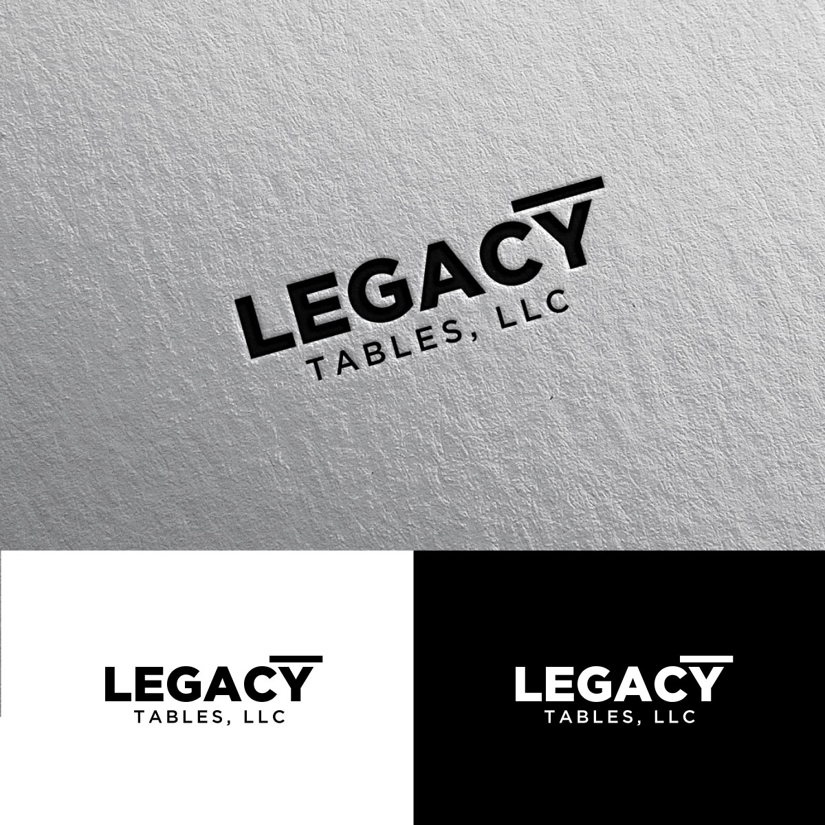Design de Logo par chris Ray pour Legacy Tables, LLC | Design #30438151