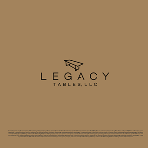 Design de Logo par DesignSNW pour Legacy Tables, LLC | Design : #30442736
