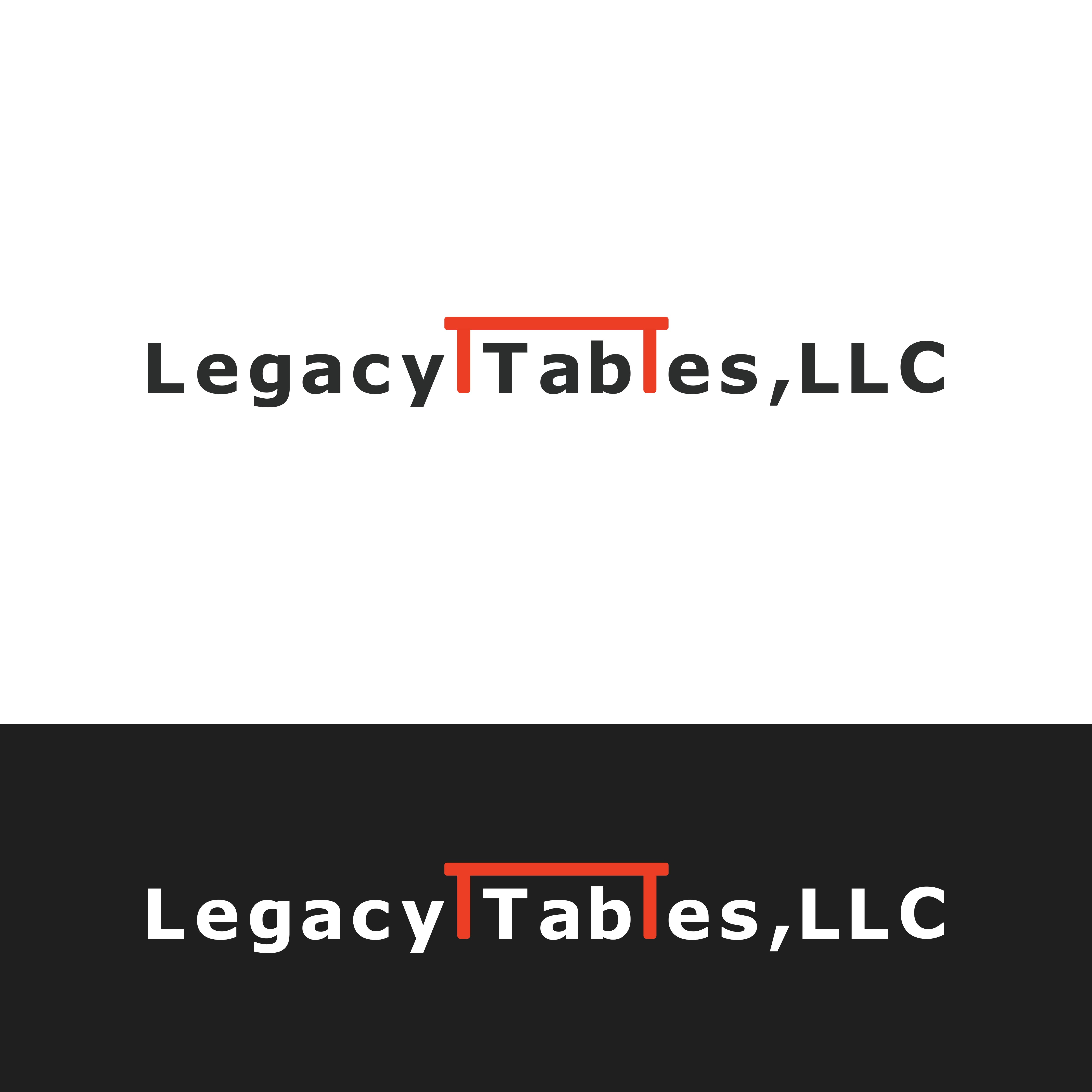 Logo Design by HeinHtetAung for Legacy Tables, LLC | Design #30453290