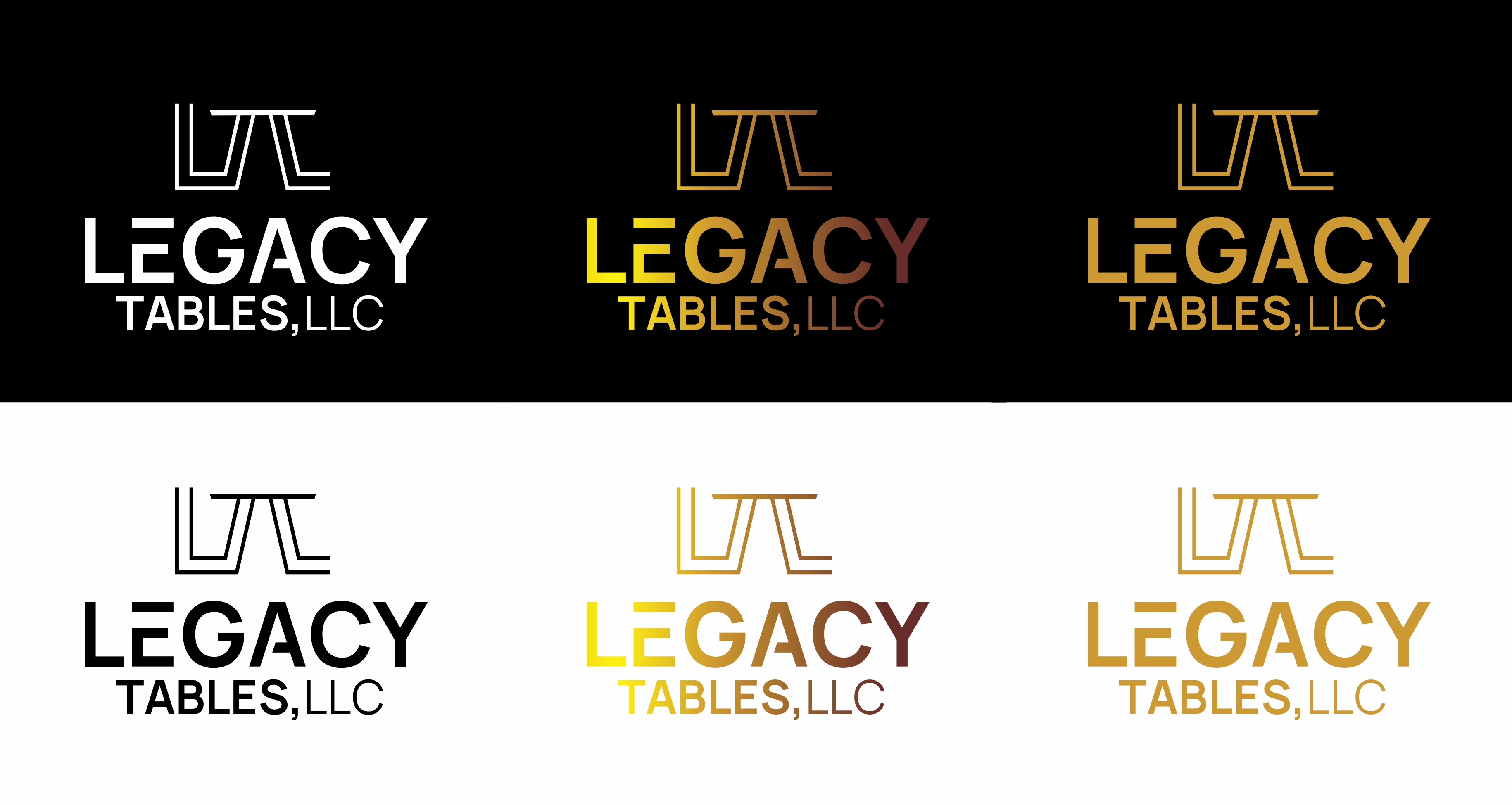 Logo Design by Mozez32 for Legacy Tables, LLC | Design #30469995