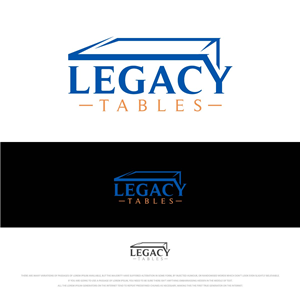 Logo Design by fly  design for Legacy Tables, LLC | Design: #30444937