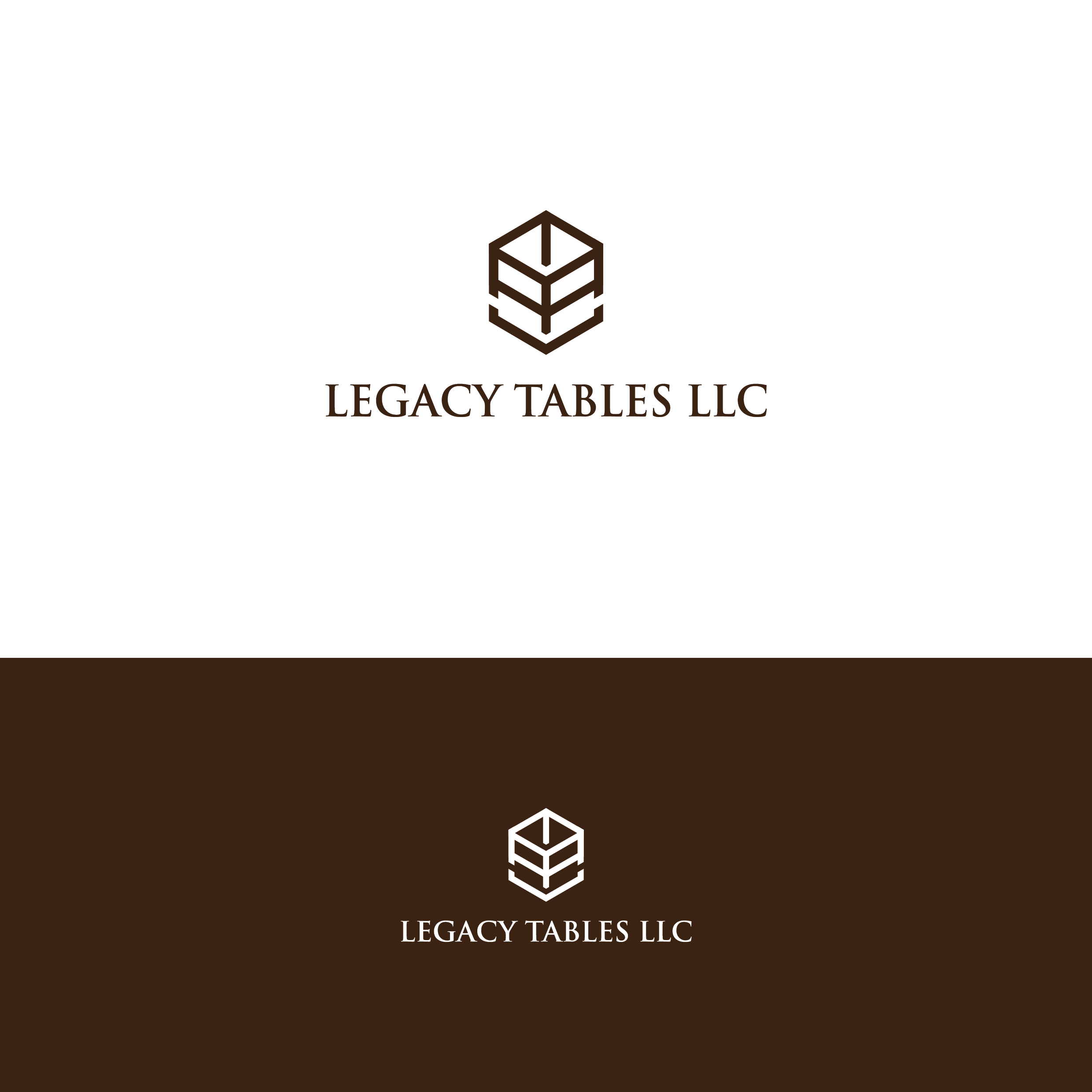 Logo-Design von KINETIK™ für Legacy Tables, LLC | Design #30438362