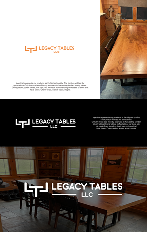 Design de Logo par de2hnce2p pour Legacy Tables, LLC | Design : #30463405